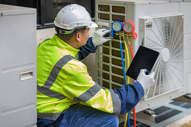 Professional Hvac Maintenance technician working in West Sand Lake, NY